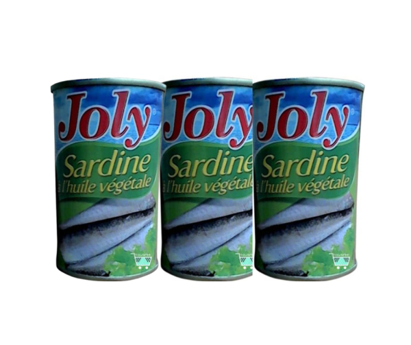 cans of sardines in vegetable oil