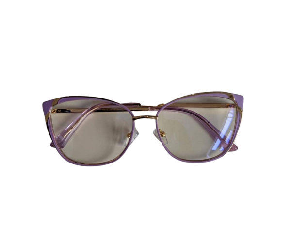 purple eyeglasses