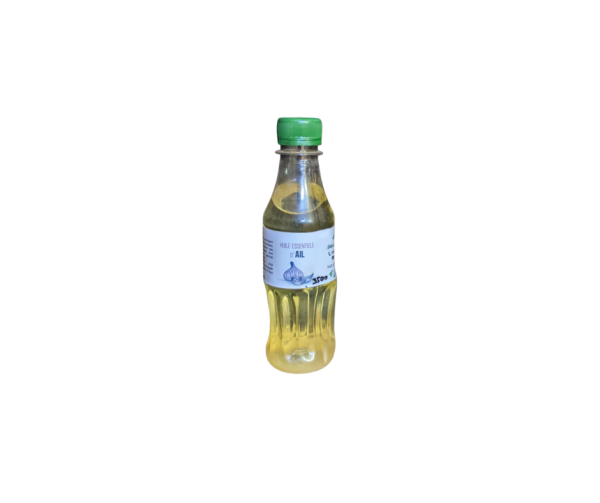 bottle of garlic oil