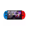 blue and red handheld gaming console