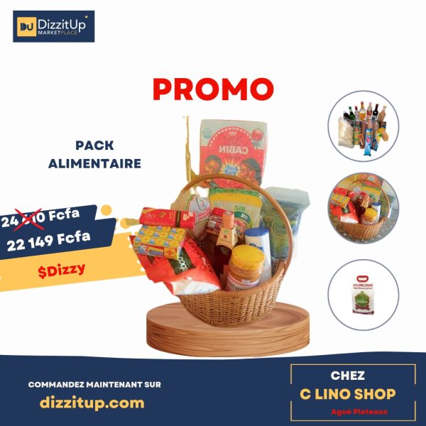 a basket full of grocery items